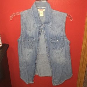Denim tank or vest
